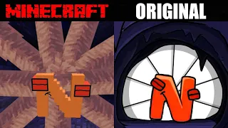 The Craziest Version Alphabet Lore in MINECRAFT Part 1