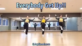 Everybody Get Up - Linedance(Phrased Advanced)#everybodygetup#joylinedance