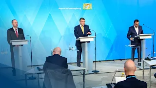 Pressekonferenz nach der Kabinettssitzung (12. Oktober 2021) - Bayern