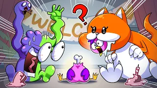 Kittysaurus & Opila Bird, But DAILY LIFE! |  Garten Of Banban 4 Animation Cartoon