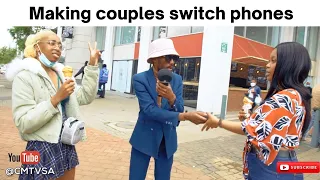 NiyaThembana Na? Ep35 | Making couples switch phones| Rosebank | Loyalty test