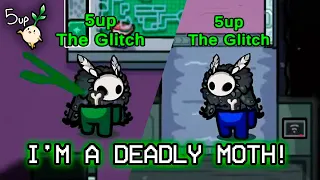 I killed both Crewmates and Impostors as DEADLY GLITCH MOTH