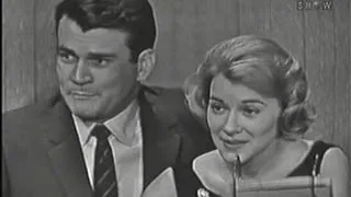 What's My Line? - Don Murray & Hope Lange; Martin Gabel [panel] (Mar 30, 1958)