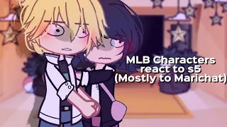 ||• Miraculous Ladybug Past Characters react to Season 5 Edits •||• Gacha MLB• ||• Adrinette? •||