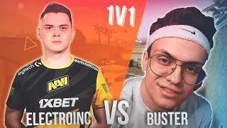 БУСТЕР ИГРАЕТ АИМКУ С ЭЛЕКТРОНИКОМ! BUSTER и ELECTRONIC 1V1!