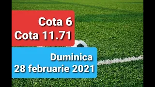 Pronosticuri pentru Duminica 28 02 2021