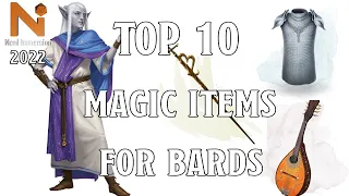 Top 10 Magic Items For Bards in D&D 5e! | Nerd Immersion