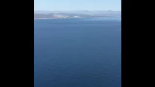 Airbus A320 landing at Gibraltar International airport (British Airways)