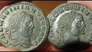 Numismática romana: Galerio y Maximino II: "los últimos tetrarcas", y sus monedas (307-313 DC)