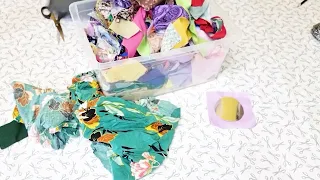 3 amazing sewing ideas from scraps and pieces of fabric. DIY easy sewing