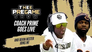 Coach Prime Goes Live and Devin Hester Joins In!