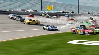 NASCAR The Game: Inside Line Crashes #2