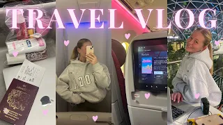 TRAVEL WITH ME TO AUSTRALIA♡ | AIRPORT VLOG & 24 HOUR FLIGHT! | CHLOEWHITTHREAD