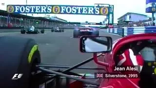 F1 Classic Onboard: Jean Alesi's first lap at the 1995 British Grand Prix