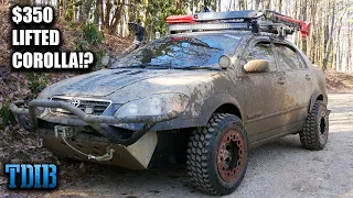 Lifted Off-Road Toyota Corolla Review! The Most Fun Ever For $350!