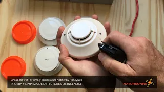 Prueba y limpieza de detectores de humo y temperatura.