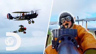 Adam Savage Gets 1st Hand Experience of the INSANE WWI Plane Dogfight! | Savage Builds