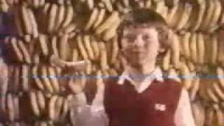 Publicité mangez la banane par les deux bouts