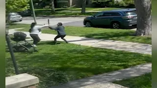 1 in custody after Chicago baseball bat attacks