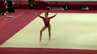 Grace McCallum (USA) Floor Team Finals 2018 Doha World Championships