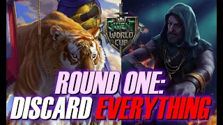 DISCARD EVERY CARD IN ROUND 1 | Gwent World Cup 2024 | Mistikal v CintrianLion