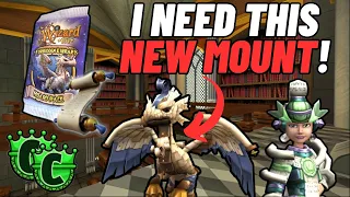 Wizard101| I NEED THIS NEW MOUNT! (Forbidden Library Hoard Pack Opening)