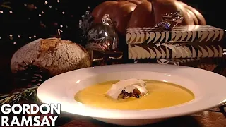 Gordon Ramsay's Pumpkin Soup With Wild Mushrooms