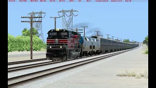 Run-8 Train Simulator V3: Amtrak Auto Train in Southern California w/ UP Heritage Unit!