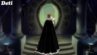 Мачеха и Волшебное зеркало из мультфильма Белоснежка и семь гномов
