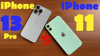 iPhone 11 vs iPhone 13 Pro - speed test. Сравнение - ЛУЧШИХ