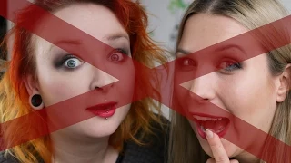 NO MIRROR makeup challenge z Agnieszką ♡  Red Lipstick Monster ♡