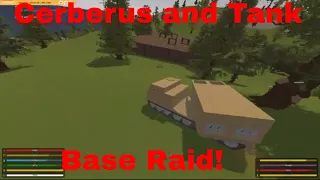 Unturned Pvp Cerberus + Tank BASE RAID!