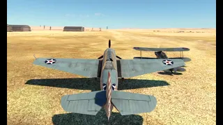 Первый бой на американском бомбардировщике TBF-1C в симуляторном режиме в War Thunder.