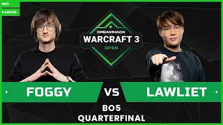 DreamHack Warcraft III Open 2021 - Quarterfinal: [NE] Foggy vs. LawLiet [NE]