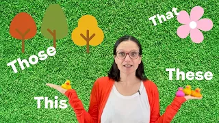 This, that, these, those. Demostrativos en inglés para niños.