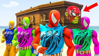 GTA 5 - COFFIN DANCE MEME SPIDERMAN vs HULK FUNNY FAILS CRAZY MOMENTS