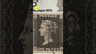 ¡CURIOSO! El primer sello postal de la historia