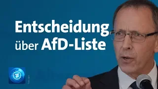 Streit um Kandidatenliste: Teilerfolg für AfD in Sachsen