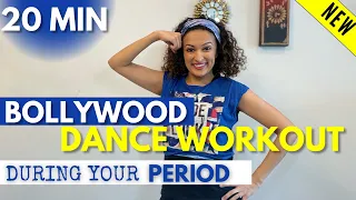 20 minute PERIOD Nonstop Bollywood Dance Marathon | Burns 170-300cal  | Low intensity