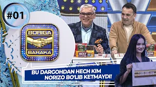 Boriga Baraka 2-Mavsum 1-son BU DARGOHDAN HECH KIM NORIZO BO'LIB KETMAYDI! (24.02.2023)