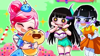 Anna x Lisa x Squid Game Doll in Slime World | Gacha Club | Ppg x Rrb Gacha Life