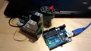 New LEGO Power Functions servo motor controled by Arduino