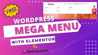 Create Mega Menu in WordPress with Elementor | ElementsKit | Free Plugin | Bangla Tutorial 2022