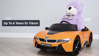 12V BMW i8 Coupe Ride on Cars for Kids