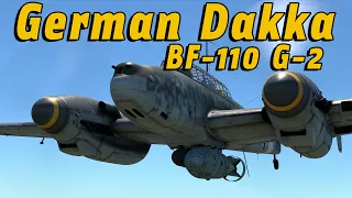 Reviewing The Bf 110 G-2 | War Thunder Sim VR