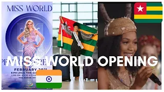 MISS WORLD 2024 CANDIDATES OPENING: INDIA  #africa #chimenemoladja #2024 #missworld2024 #togo #viral