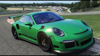 Porsche 911 GT3 RS - Nurburgring GP World Record 2:08:893 - Assetto Corsa