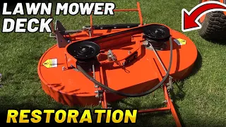 LAWNMOWER CUTTING DECK RESTORATION