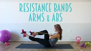 Resistance Band Arms & Abs Workout
