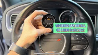 WIDEBAND AFR Gauge INSTALL || HOW TO || Hemi AFR GAUGE Wire Up Install/Location with Headers + RUNS